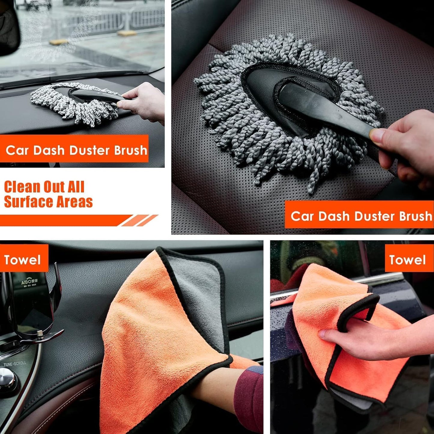 Professional 17-Piece Car Detailing System