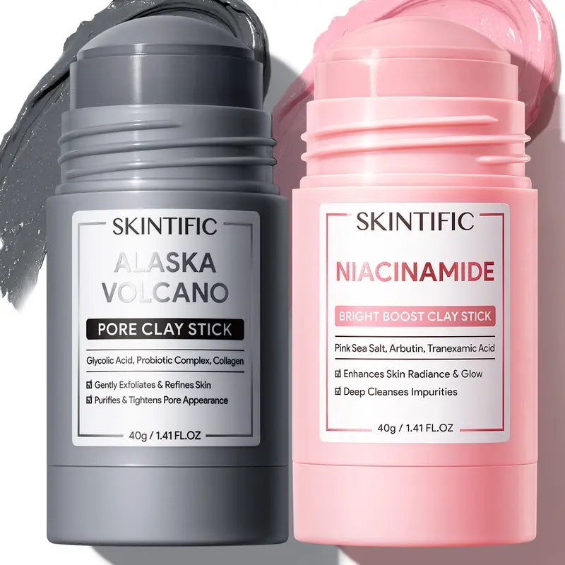 SKINTIFIC Clay Stick 2PCS Combo