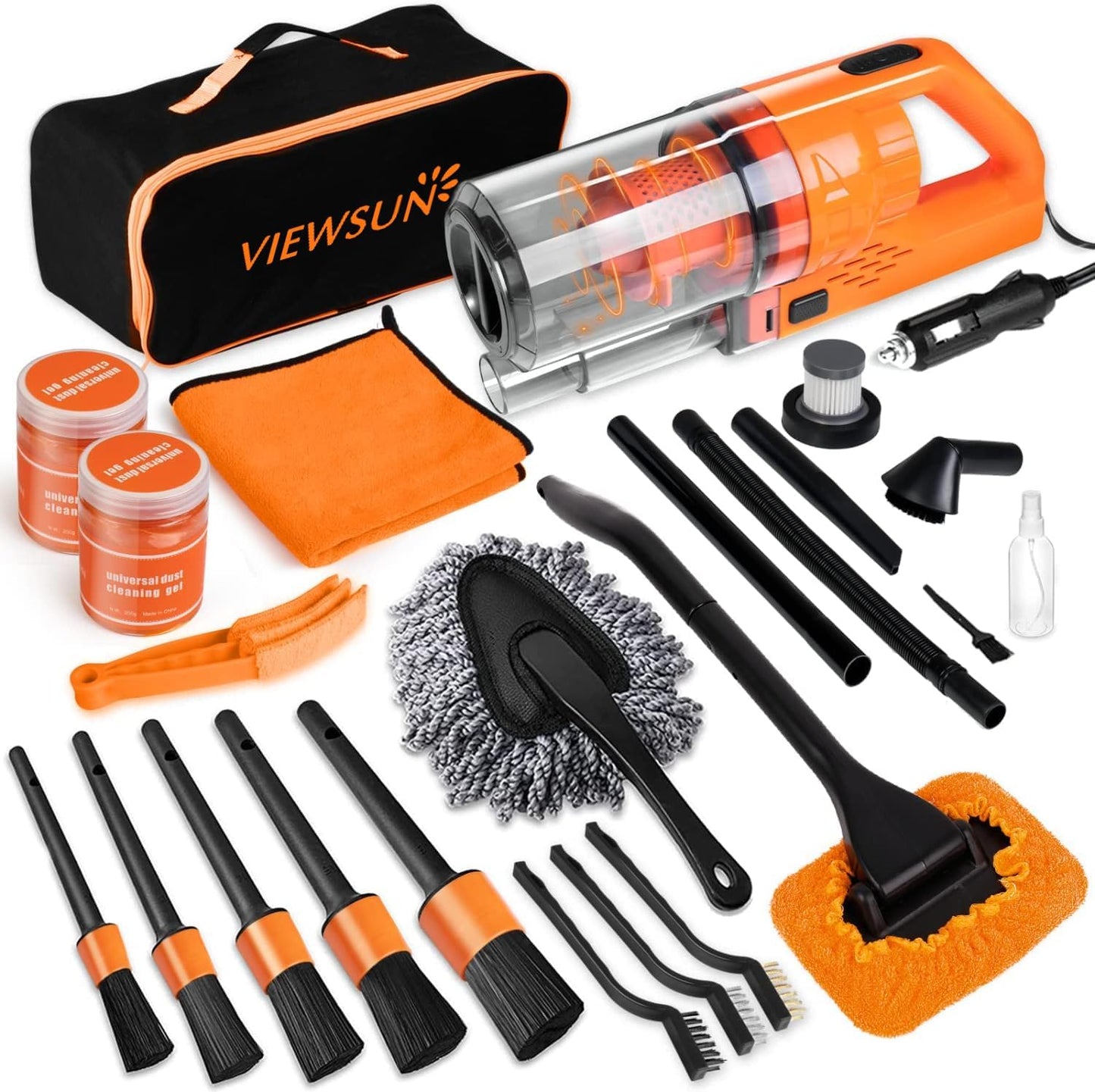 Professional 17-Piece Car Detailing System
