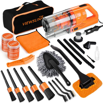 Professional 17-Piece Car Detailing System