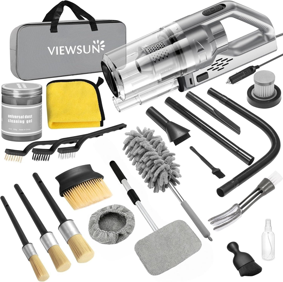 Professional 17-Piece Auto Detailing System