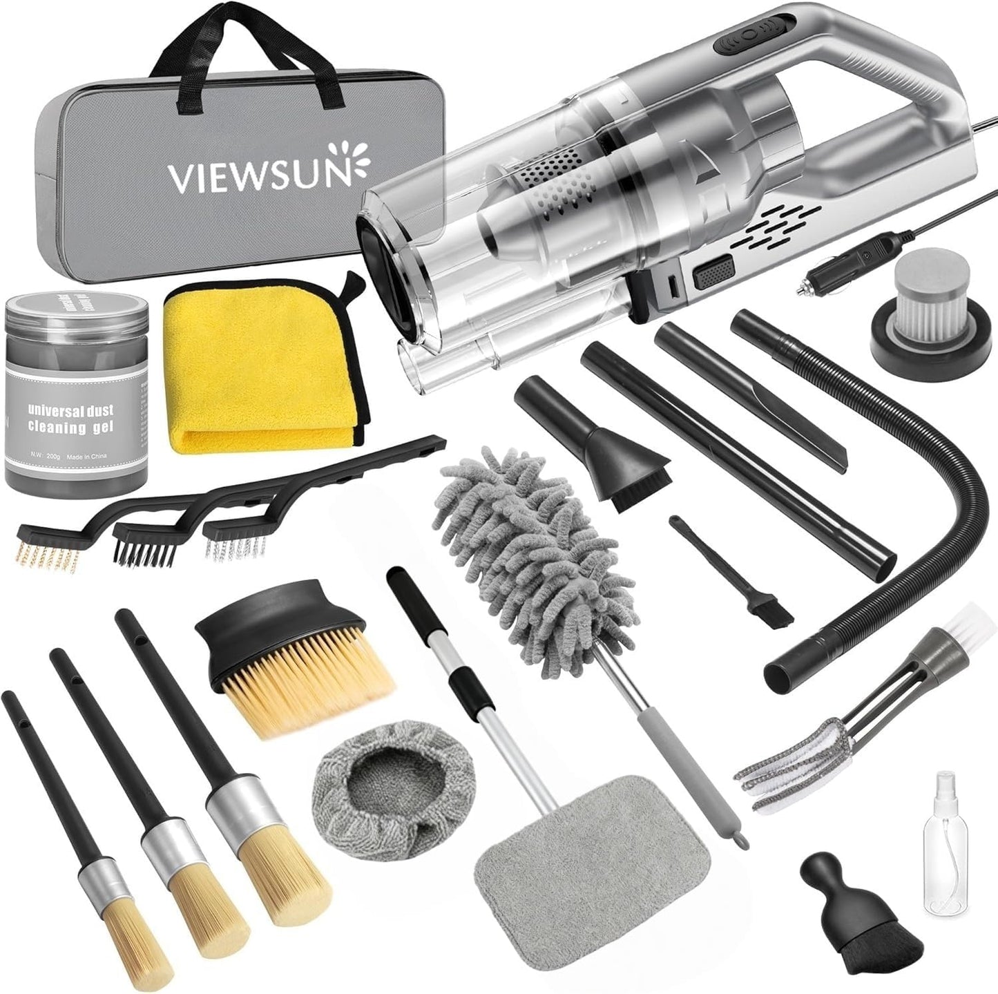 Professional 17-Piece Auto Detailing System