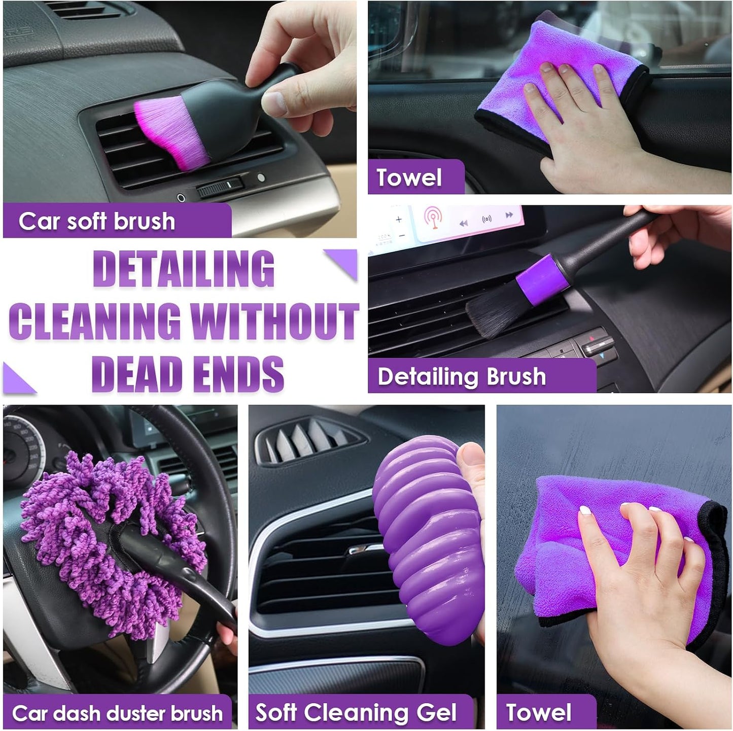 Complete 17-Piece Professional Detailing Suite