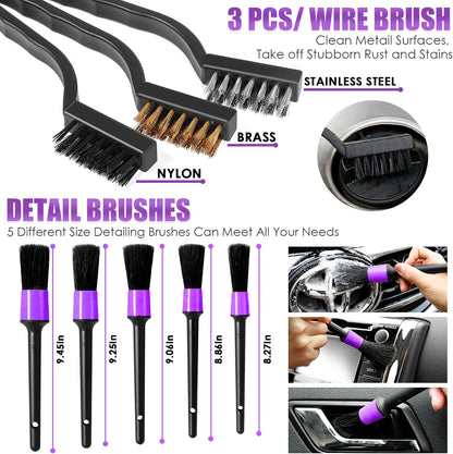 Complete 17-Piece Professional Detailing Suite