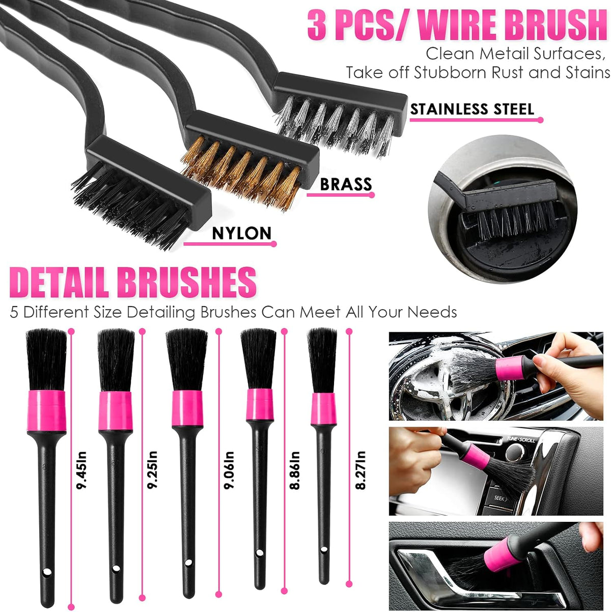 Professional Interior Auto Detailing Kit