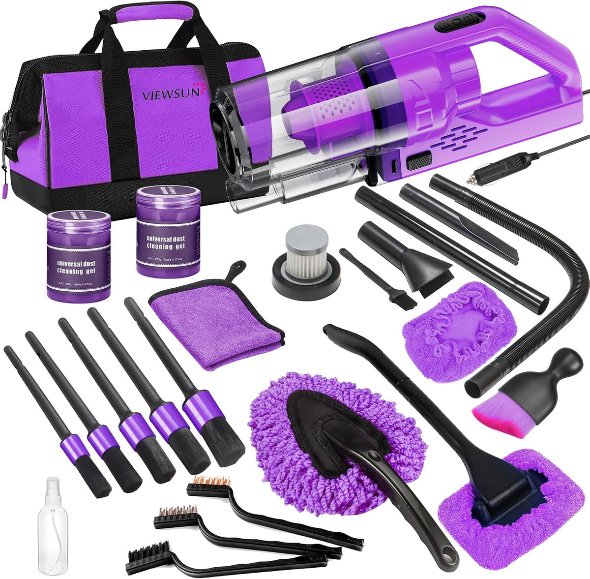 Complete 17-Piece Professional Detailing Suite