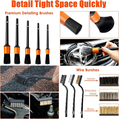 Professional 17-Piece Car Detailing System