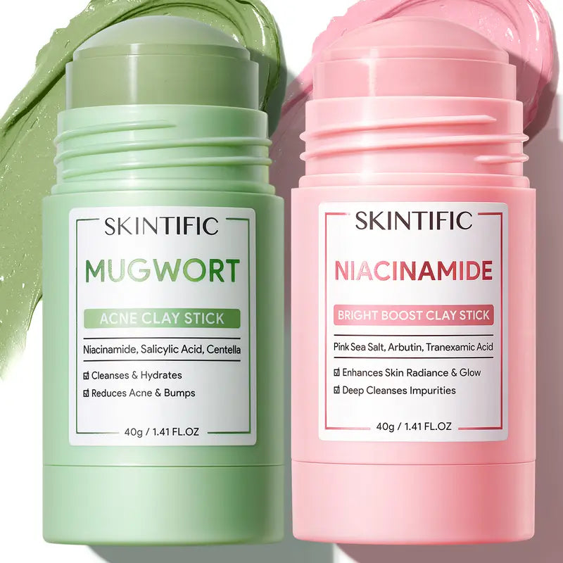 SKINTIFIC Clay Stick 2PCS Combo